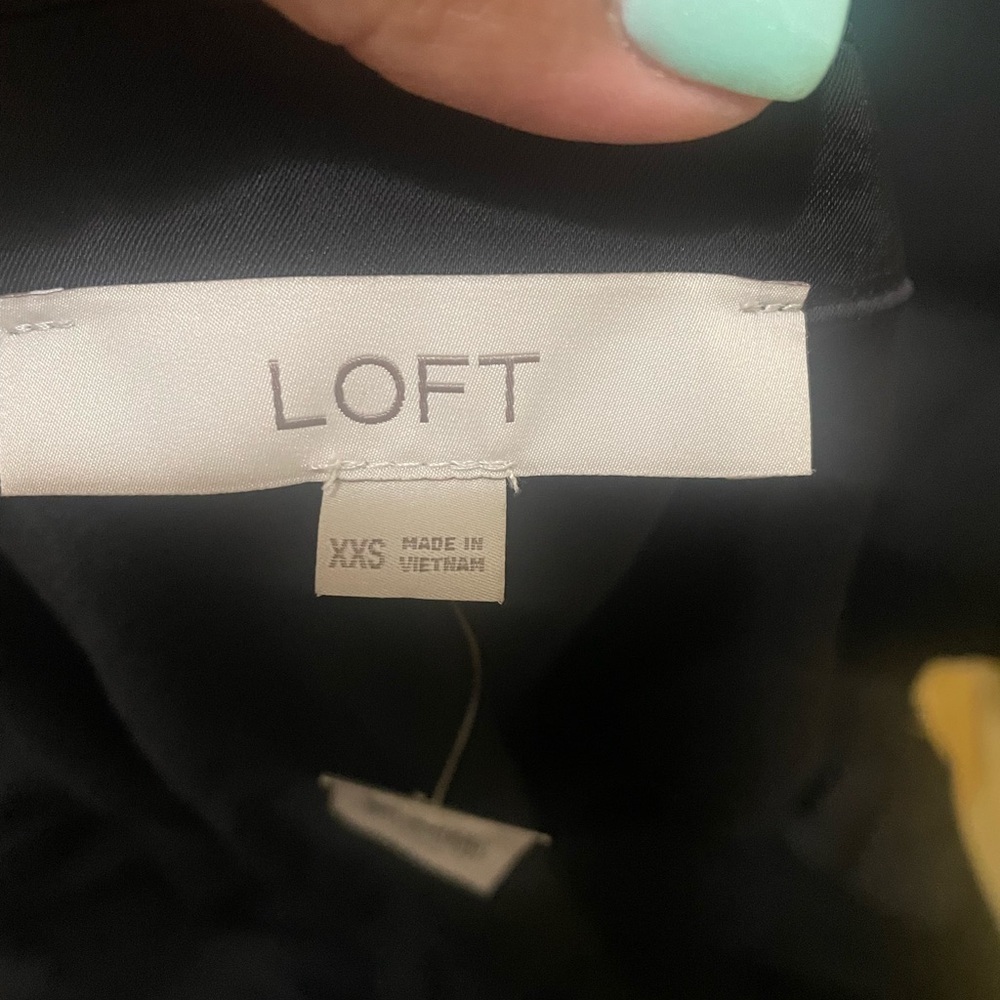 LOFT Black Long Sleeve Dress - Picture 5 of 12